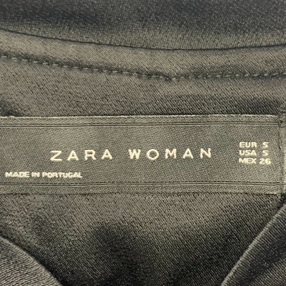 Zara Satin Embroidered Floral Bomber Jacket S EUC - Picture 11 of 12